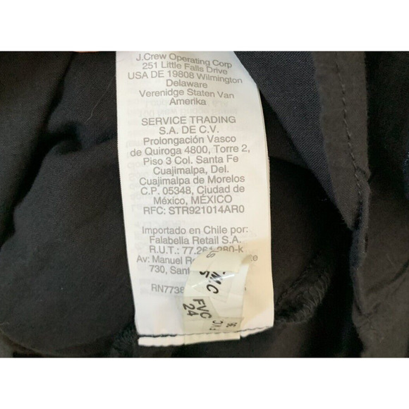 J. Crew Womens Dress 12 Maxi Tiered Ruffles Vneck Black Sleeveless New - Picture 11 of 11